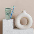 Miniatyrbillede 5 af 5: 2 stk. tandbørste krus badeværelse tumbler tandbørste kop badeværelse kopper vand kaffe mælk juice drikkekop