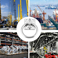 Miniatyrbild 4 av 5: Ring Anchor Väggfästekrok 304 Rostfritt Stål Öglepanel M5 Båt Öglepanel Stark Tak Väggfästekrok 4st