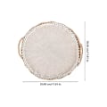 Miniatyrbild 4 av 4: 1 Set Wicker Flätad Brödkorg Hushåll Praktisk Bulle Korg Förvaringskorg