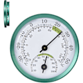 Miniatyrbillede 1 af 5: Termometer, væg- eller overfladetemperaturmåler, termometer med stort digitalt display til terrasser, swimmingpools og indendørs dekoration væg tempe