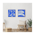 Miniatyrbild 3 av 5: 60 st Cyanotype papper A5 soltryck konstkit Högkänsligt solpapper Soltryck papper Ritkonst