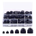 Miniatyrbild 1 av 5: 160 st Nylon Dome Hexmutter Skyddande Plastmutterkåpa M4/m5m6/m8/m10/m12 Kit