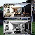 Miniatyrbild 7 av 7: Smart Ring Dörrklocka Trådlös Fjärrkontroll Video Dörrklocka Smart Visuell Dörrklocka Hem Intercom HD Nattvision Wifi Laddningsbar Dörrklocka