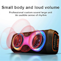 Miniatyrbild 3 av 5: Trådlös Bluetooth-högtalare Utomhus Bärbar Färgglad Hem Skrivbord Hög Volym Subwoofer för Familjekaraoke