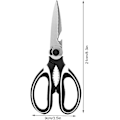 Miniatyrbillede 3 af 5: Sharp Multifunktionelle Rustfrit Stål Køkkensakse til Kylling Fjerkræ Fisk Kød Grøntsager Urter og BBQ Ultra Skarpe Blade