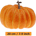Pikkukuva 4 / 4: 20 cm Teko-Pumpu, Tasainen, Eläväinen Kahva, Tekoelintarvike, Halloween- ja Joulukoriste