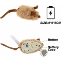 Miniatyrbild 2 av 5: Interaktiv kattleksak - Interaktiv kattleksak med fjädrar USB-laddningsbar automatisk rörlig mus (grå)