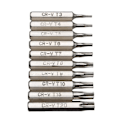 Miniatyrbild 1 av 5: 10 st för CR-V Torx skruvmejsel bits set T3 T4 T5 T6 T7 T8 T9 T10 T15 T20 Mobil