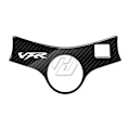 Miniatyrbillede 2 af 5: Til Honda Vfr 800 2002-2006 3D Carbon-look Øvre Styrgaffelbeskytter