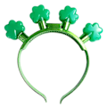 Miniatyrbillede 1 af 5: St. Patricks Dag Lysende Pandebånd med Kløver til Kvinder og Piger