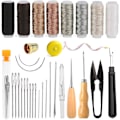 Miniatyrbild 1 av 5: Upholstery Reparation Sömnad Kit med Sömnad Syl Söm Rivning Hand Sömnad Sömnad Nålar Sömnad Tråd Läder Hantverk Verktyg Kit
