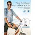 Miniatyrbild 2 av 5: Portabel Bluetooth-högtalare, IPX5 Vattentät Duschhögtalare med HD-stereo, 8 Timmars Spela Tid, Inbyggd Mikrofon, Sugkopp, Trådlös Högtalare för Utomhus