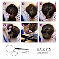 Miniatyrbild 2 av 5: Hårstyling set, hårdesign stylingverktyg tillbehör DIY hårtillbehör hårmodellering verktygssats frisör set