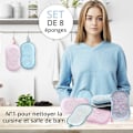 Miniatyrbild 4 av 5: Tvättsvampar för diskning (8-pack)