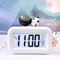Miniatyrbild 3 av 4: Väckarklocka, tecknad digital klocka söt tecknad LED-skärm skrivbord elektronisk larmdata tid kalender temperatur (rymdman)
