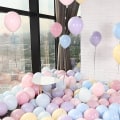 Miniatyrbillede 1 af 5: Multifarvede balloner, 100 stk. oppustelige balloner til fødselsdagsfester, bryllupper
