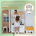 Miniatyrbild 2 av 4: 3 st Soffa Miniatyr Soffa Modell Dockhus Möbel Soffa Miniatyr Soffa Modell Miniatyr Soffa Kudde luolv
