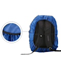 Miniatyrbild 2 av 5: Vattentätt regnskydd för ryggsäck i nylon - Regntät utomhusutrustning för 18-25L ryggsäck - Blå, 2-pack