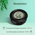 Pikkukuva 2 / 5: 3X Mini LCD Digitaalinen Lämpömittari Lämpötila Kosteusmittari Hygrometer Sisätiloihin Jääkaappi -50°C ~ +70°C (3 KPL B)