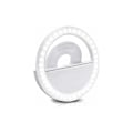 Miniatyrbilde 1 av 4: 2 stk 28LED Selfie Lys LED Selfie Klips Lys Gjenladbar Dimbar Klips Ring Lys Bærbar Fyll Lys for Bærbar PC, Kamera, 85*85*27MM