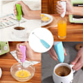 Miniatyrbilde 3 av 5: 3PCS Mini Elektrisk Kaffe Blender Håndholdt Eggbeater Boble Drikke Rør Stang Kreativ Elektrisk Visp Elektrisk Kaffe Mikser Melk Visp