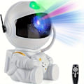 Miniatyrbild 1 av 5: 1pc Astronaut Stjärnhimmel Projektorlampa Kosmonaut Atmosfär Nattljus Plast Rymdman Laser Nebula Ljus Med Ryggsäck Knapp Display Fjärrkontroll