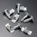 Miniatyrbilde 4 av 5: 5 par aluminiumlegerings festeklips for under motorpanne, erstatningsskruer for Peugeot Citroen 206 207406 407 806 807