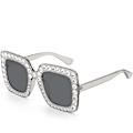Pikkukuva 1 / 3: Rol Girl Elton Square -rihkailukiset aurinkolasit, ylisuuret timanttibling-bling-lasit