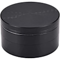Miniatyrbillede 1 af 5: Stor 2,4\" (63 mm) krydderikværn i zinklegering i 4 dele sort (sort)