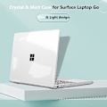 Miniatyrbild 2 av 5: Fodral för Surface Laptop Go 1/2/3/4/5 Skyddande Hårdskal (Matt Svart)