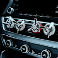 Miniatyrbild 2 av 5: Auto Air Outlet Fragrance Diffuser Holder Interior Trims Rotating Propeller（Vit)