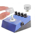Miniatyrbild 5 av 5: Gitarr Effektpedal Topp Aluminium Modern Gitarr Footswitch Topp Ersättning med Skiftnyckel