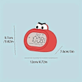 Miniatyrbild 3 av 5: Big Mouth Väckarklocka Mini Smart Multifunktionell Snooze LED-Klocka Elektronisk Liten Väckarklocka (Gul)
