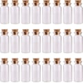 Pikkukuva 1 / 5: 24 kpl 10 ml lasipulloa korkkitulpilla DIY-koristelu Mini lasipullot Korkkiviesti Lasipullo Pullo Korkki Pienet lasipullot Purkit Korkit
