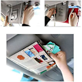 Miniatyrbilde 4 av 5: 2 stk biloppbevaringspose, solskjerm i bil, bilinnredning solskjermlomme, biloppbevaringspose for oppbevaring av CD, mobiltelefon