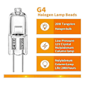 Miniatyrbilde 2 av 4: 40 stk G4 12v 20w Halogenlampe G4 12v Pære Innsatte Perler Krystall Lampe Halogen Pære 20w 12v Halogen