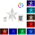 Miniatyrbillede 2 af 5: USB Juletræstopstjernelys 8,5 tommer 10 LED Multifarvet