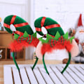 Miniatyrbillede 3 af 4: Julehovedbånd Elf Hat Hårbøjle Sød Elf Øre Hårbånd Elves Fest