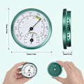 Miniatyrbillede 5 af 5: Termometer, væg- eller overfladetemperaturmåler, termometer med stort digitalt display til terrasser, swimmingpools og indendørs dekoration væg tempe