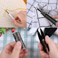 Miniatyrbild 4 av 5: Upholstery Reparation Sömnad Kit med Sömnad Syl Söm Rivning Hand Sömnad Sömnad Nålar Sömnad Tråd Läder Hantverk Verktyg Kit