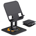 Miniatyrbillede 1 af 5: Stand 360 roterende, justerbar monitor tablet stand holder til skrivebord bærbar kontor kompatibel med iPad Pro 10.5, 11, 12.9