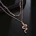 Miniatyrbild 2 av 5: Legering Orm Halsband Hänge