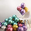 Miniatyrbillede 2 af 5: Festballoner 60 stk Assorterede Farver Metallic Latex Balloner Fødselsdag Helium Balloner