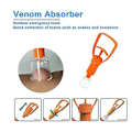 Pikkukuva 4 / 5: Camping Venom Extractor - Hätäpelastustyökalu, Imu, Ulkoilu, Vaellus, Villi Seikkailu, Myrkyllinen Käärme, Hyönteisen Pisto, Rescate