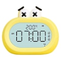 Miniatyrbild 1 av 5: Big Mouth Väckarklocka Mini Smart Multifunktionell Snooze LED-Klocka Elektronisk Liten Väckarklocka (Gul)
