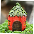 Miniatyrbillede 5 af 5: 4 stk. Mikrolandskab Landskabsskrivbord Topper Terrarium Tilbehør Planter Dekoration Mini Svampe Figurer Fe Hjem