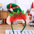 Miniatyrbillede 4 af 4: Julehovedbånd Elf Hat Hårbøjle Sød Elf Øre Hårbånd Elves Fest