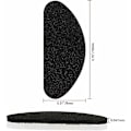 Miniatyrbilde 4 av 5: 20 stk myke skumnese pads selvklebende nese pads sklisikre nese pads tynne nese pads for briller solbriller (svart)