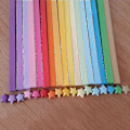 Pikkukuva 2 / 4: Taitettavat Taide Tähdet Taitettava Paperi Onnen Toive Tähti Origami Paperit Nauha Tarvikkeet