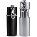 Miniatyrbild 1 av 5: Deodorant fickaskkopp - reseaskkopp - reseaskkopp - takeaway askkopp (svart + silver 2 st)